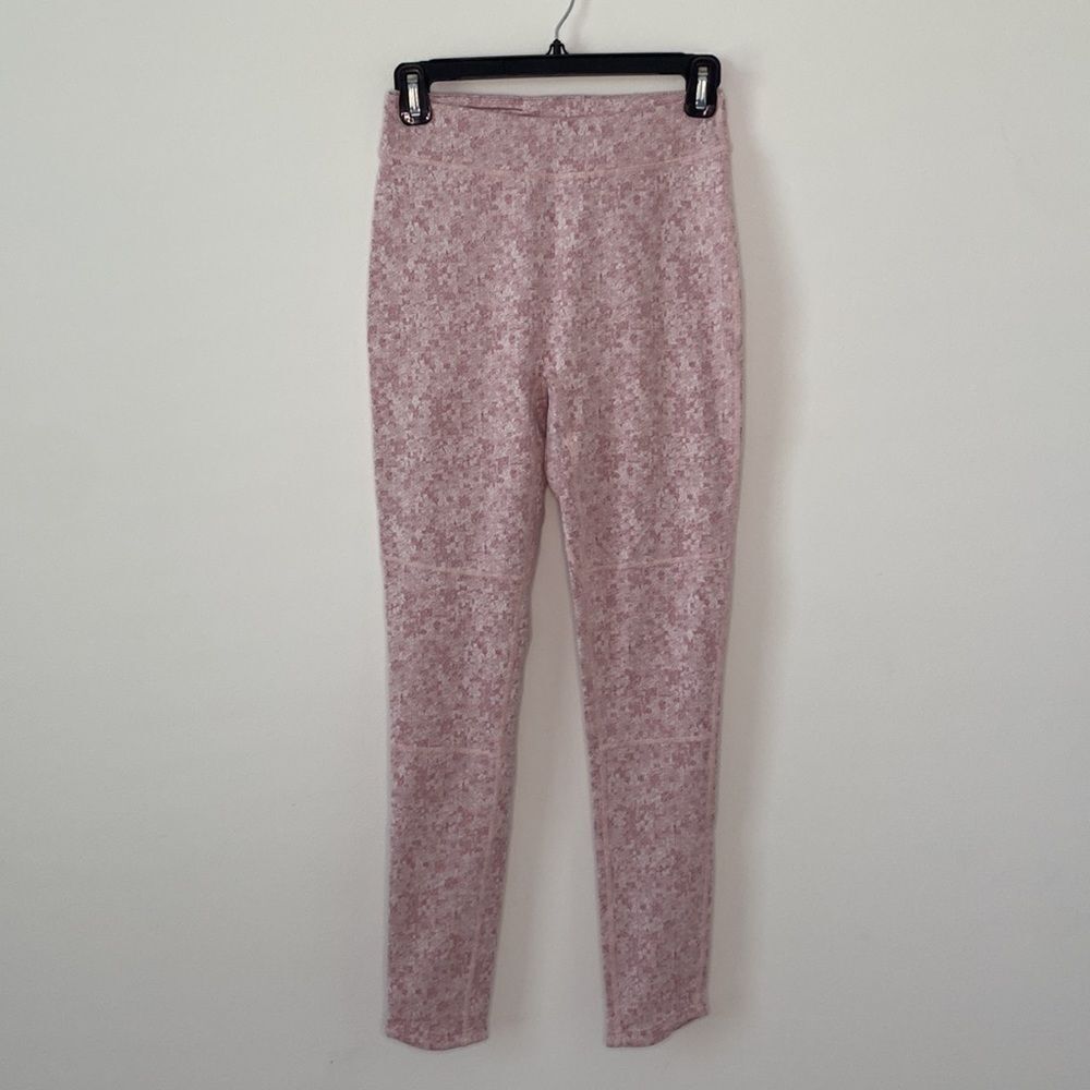 Gymshark Fleur Textured Leggings Pink